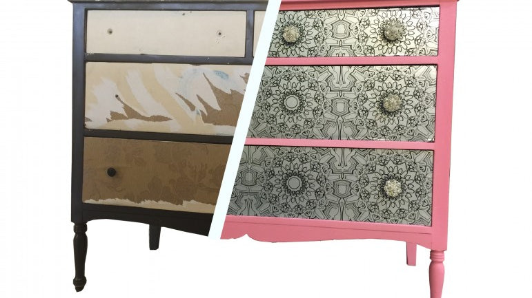 Suite Pieces Before & After-Pink & Blingy!!