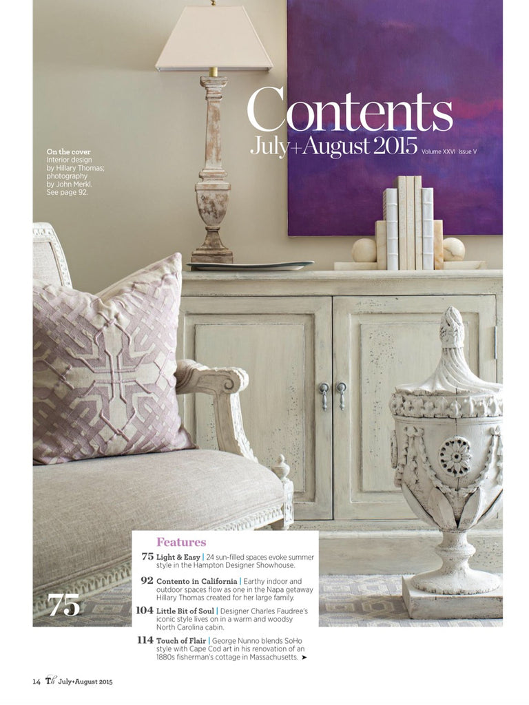 Traditional Home Magazine Featuring Suite Pieces Custom Furniture