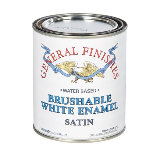 General Finishes Brushable White Enamel-Satin - SuitePieces